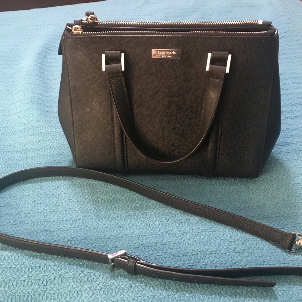 Medium size black Kate Spade purse